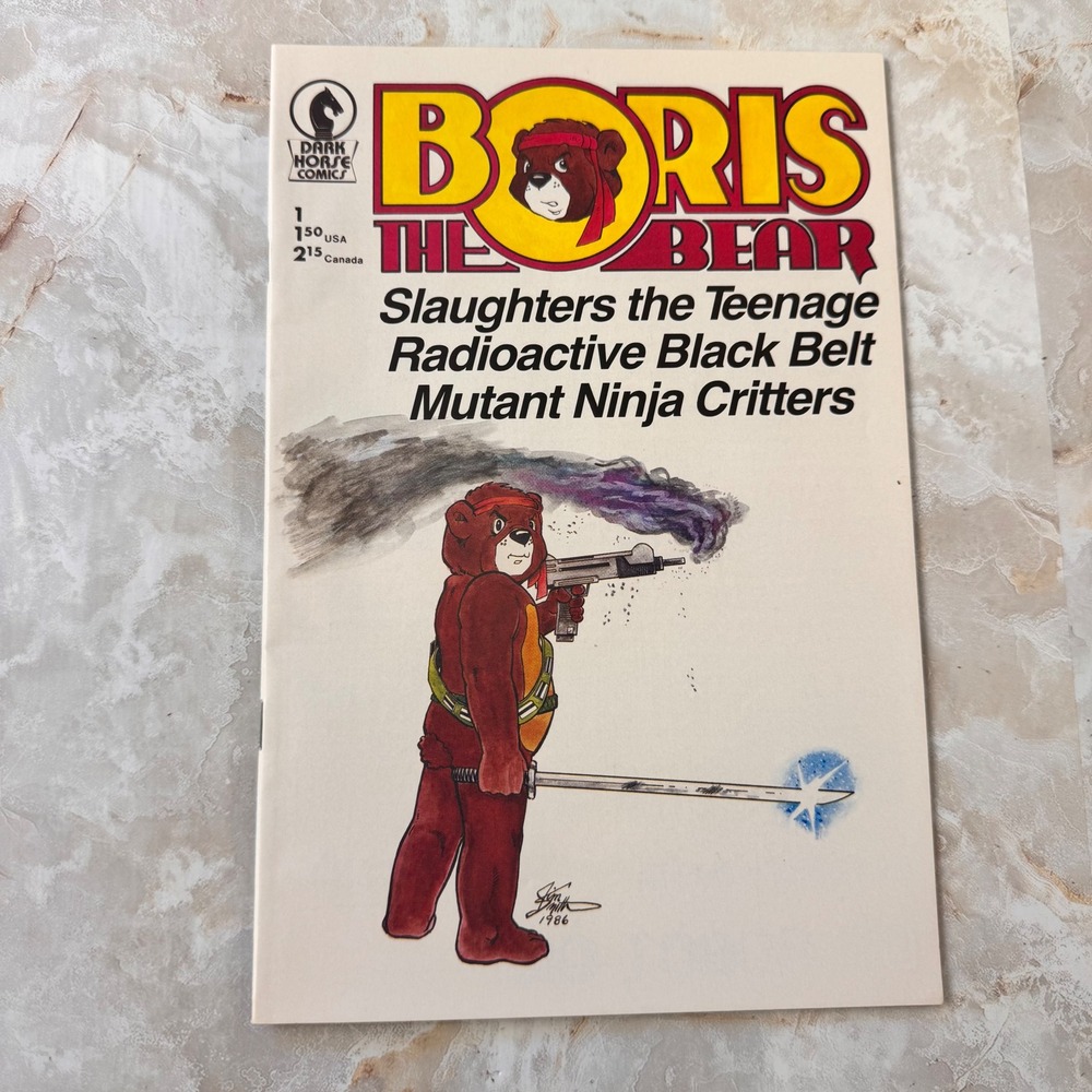 Dark Horse Boris the Bear Comic Book Lot Issues 1 2 3 Satire Vintage 1986 - Picture 2 of 12